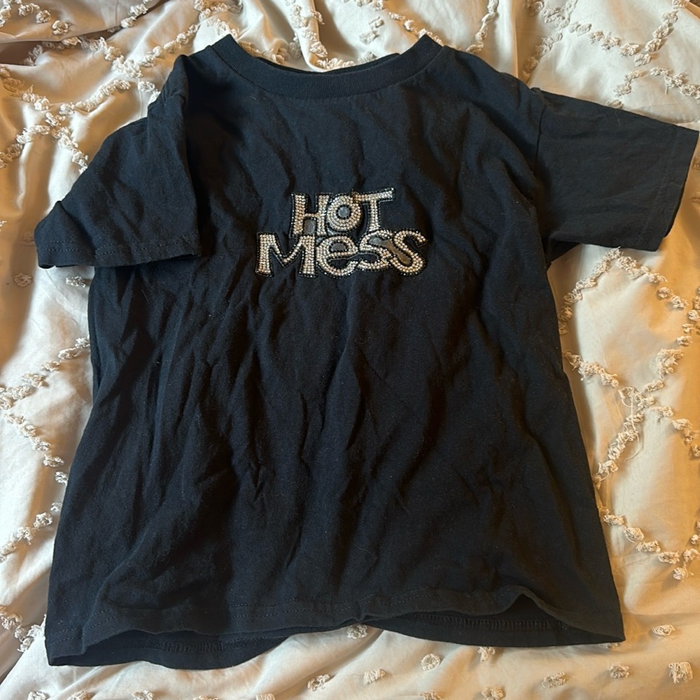 Hot Mess Baby-Tee, Size:Small